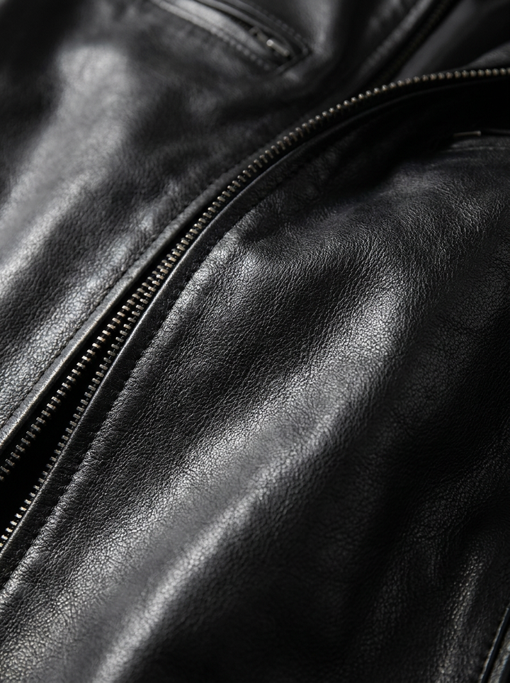 laurent | Veste en cuir décontractée