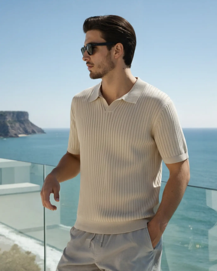 Polo côtelé Premium