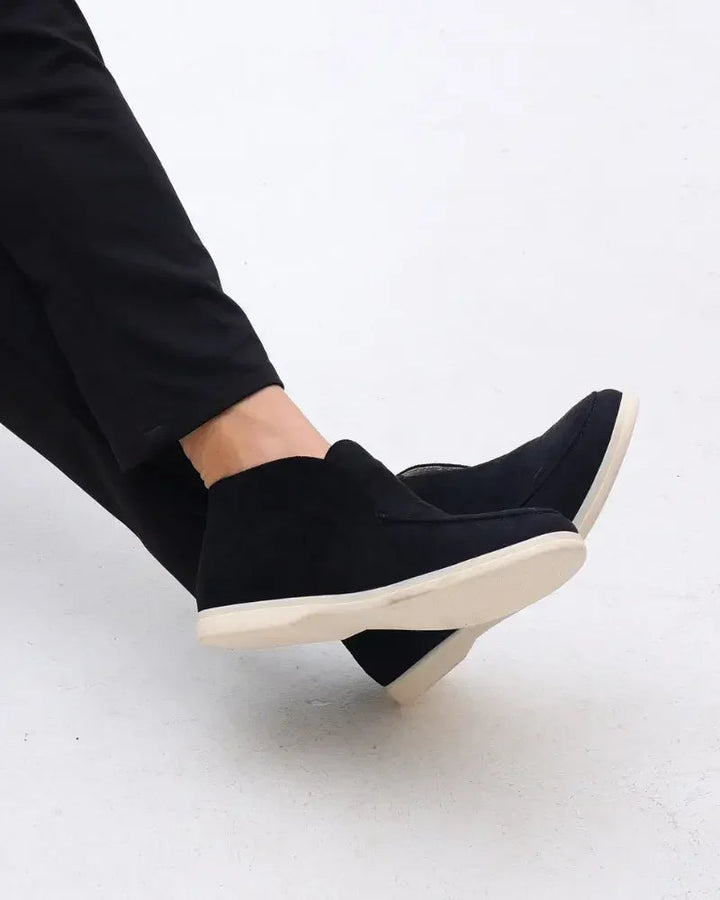 Mocassins hauts en daim Old Money
