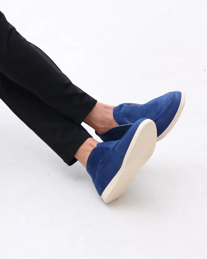 Mocassins hauts en daim Old Money
