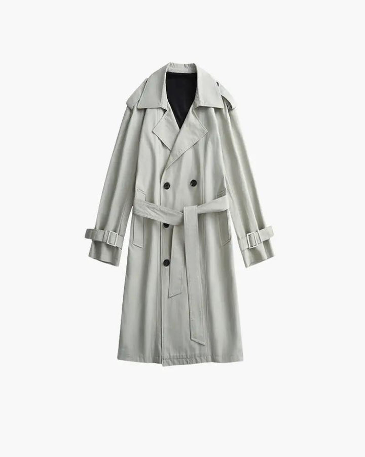 Manteau de Trench Double-Bouton Classique