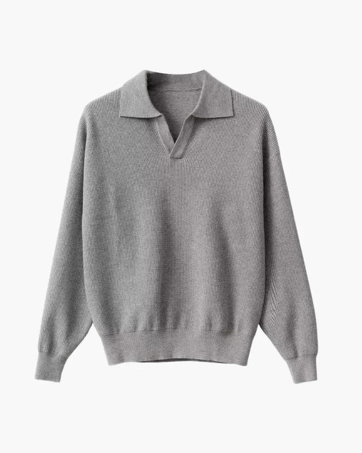 Polo en Tricot Texturé