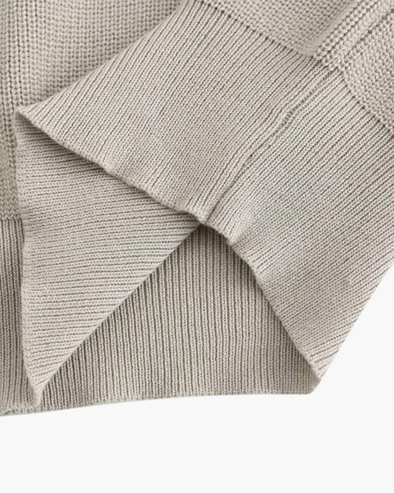 Pull Cesare à demi-zip