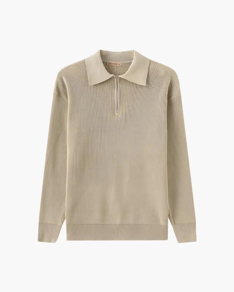Pull Cesare à demi-zip