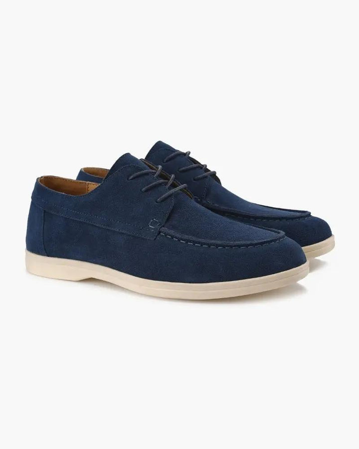 Chaussures en daim à lacets haut de gamme
