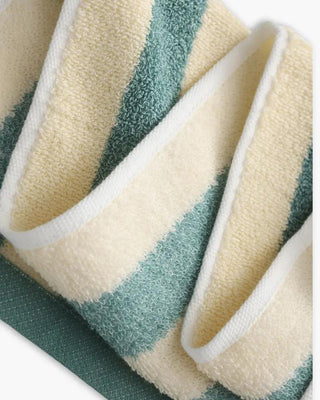 Serviette à main rayée côtière