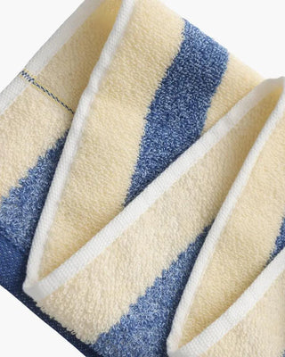 Serviette à main rayée côtière