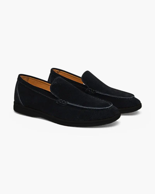 Mocassins en daim de qualité supérieure - Semelles noires