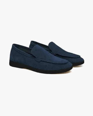 Mocassins en daim de qualité supérieure - Semelles noires