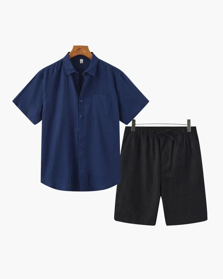 Ensemble en lin Old Money (Shorts)