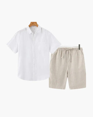 Ensemble en lin Old Money (Shorts)